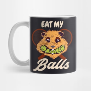 Tennis Hamster Ball Humor Mug